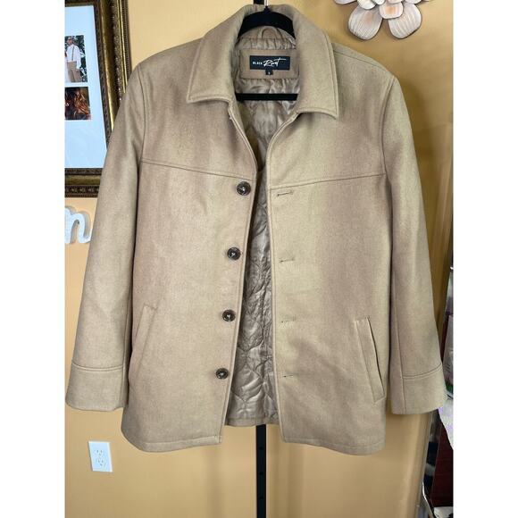 Black Rivet Wool camel brown jacket small - Picture 2 of 9